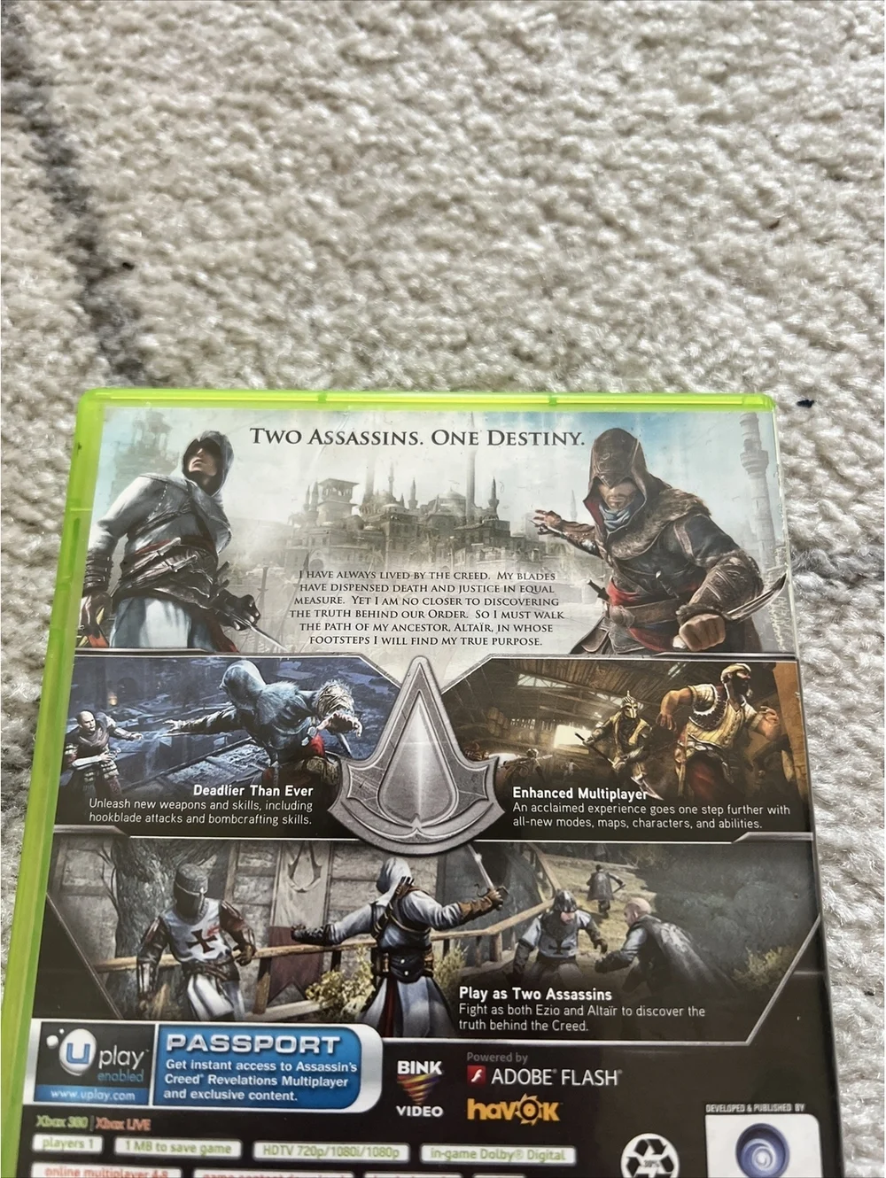 Assassin's Creed: Revelations (Microsoft Xbox 360, 2011) Game